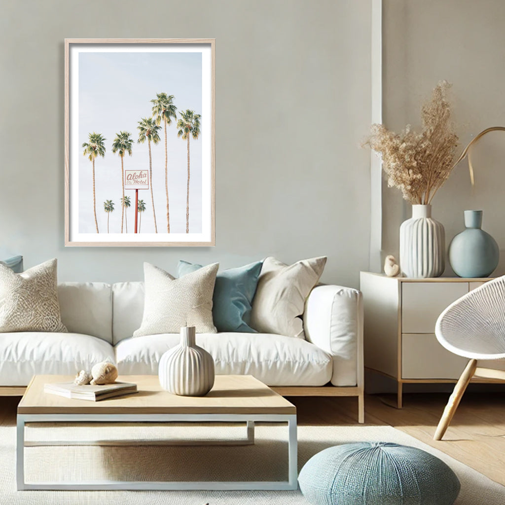 "Aloha Hotel" Framed Print Wall Art