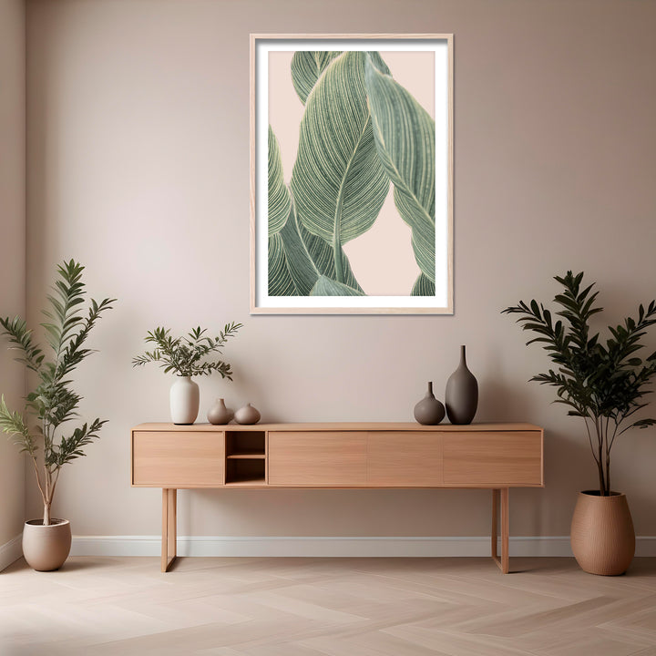 "Calla Leaf" Framed Print Wall Art
