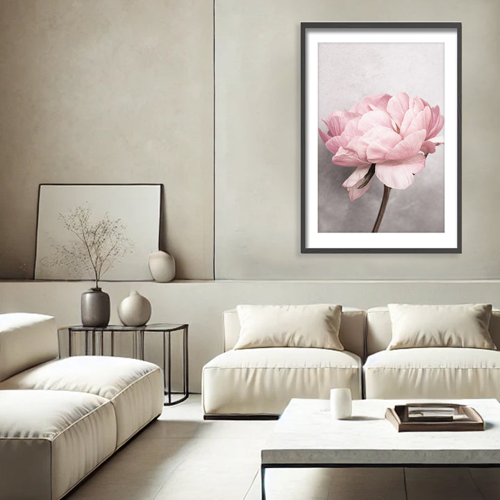 "Peony" Framed Print Wall Art