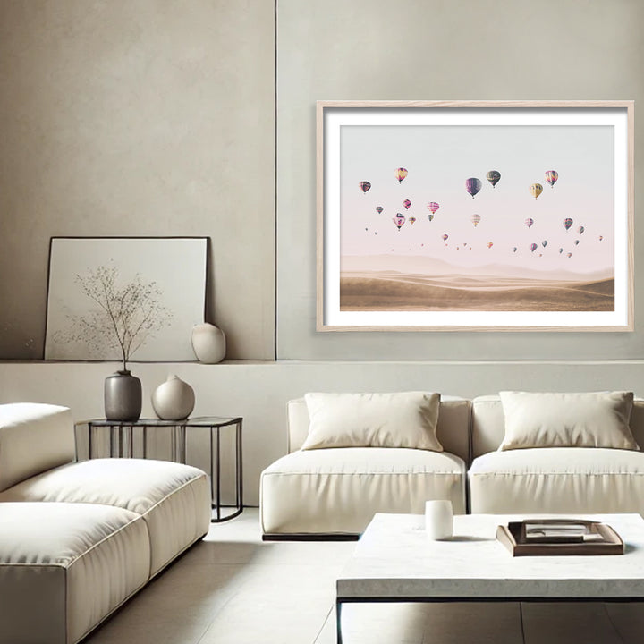 "Around the World" Framed Print Wall Art