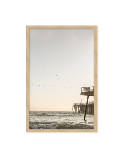 "California Surfers" Framed Textured Wall Art