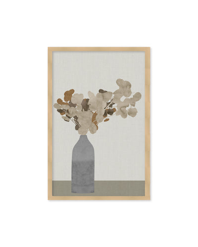 "Terracotta Elegance" Framed Textured Wall Art