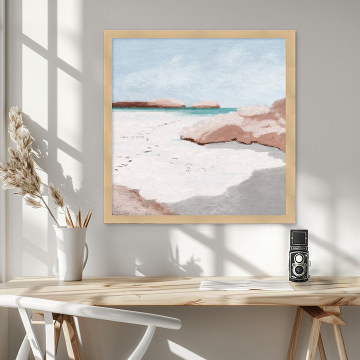 "Litore" Framed Textured Wall Art