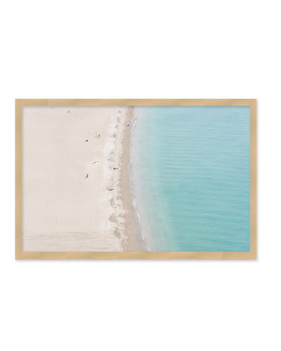 "Beach Life Italy #1" Framed Textured Wall Art