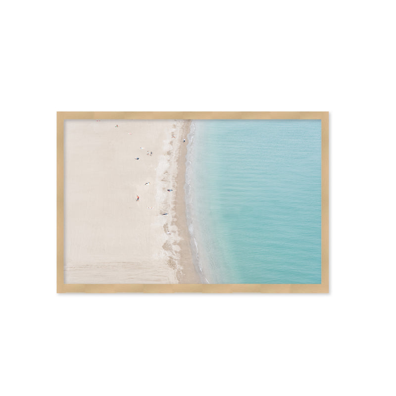 "Beach Life Italy #1" Framed Textured Wall Art