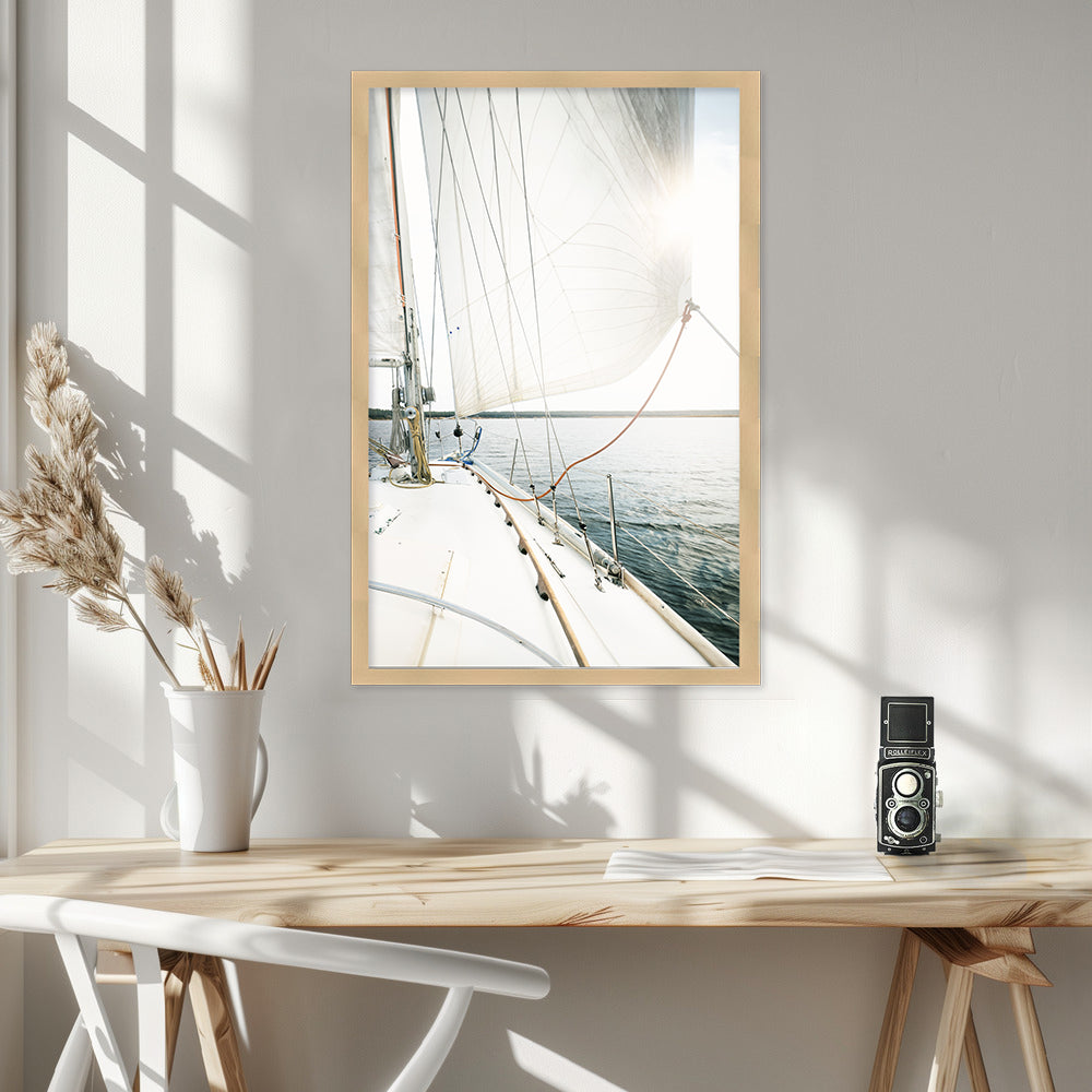 "Sale Away" Framed Textured Wall Art