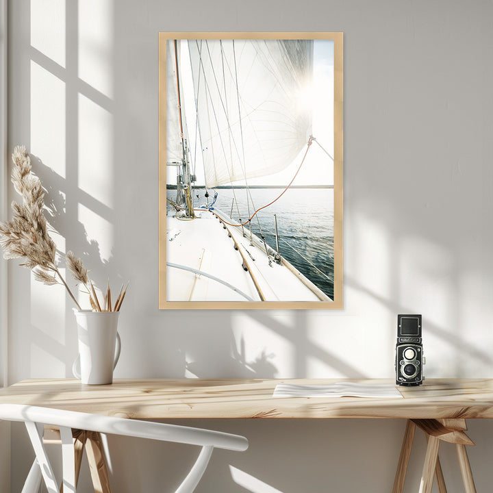 "Sale Away" Framed Textured Wall Art