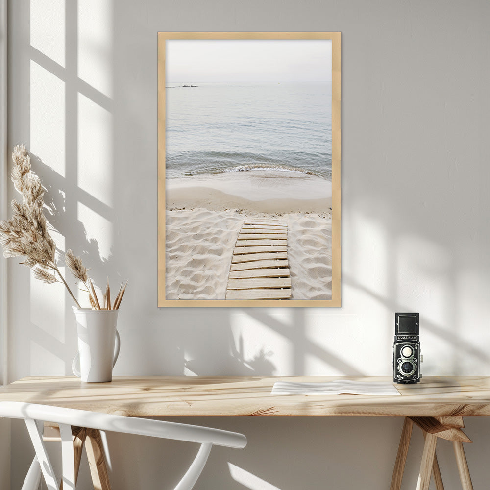 "To the sea" Framed Textured Wall Art
