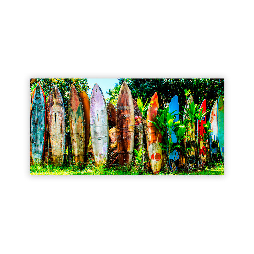 "Surfboard Fence" Acrylic Wall Art