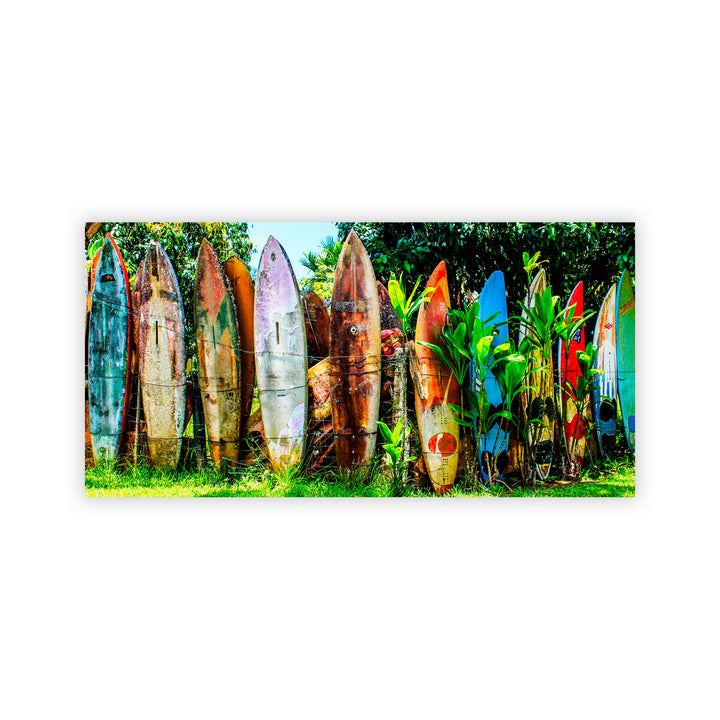 "Surfboard Fence" Acrylic Wall Art
