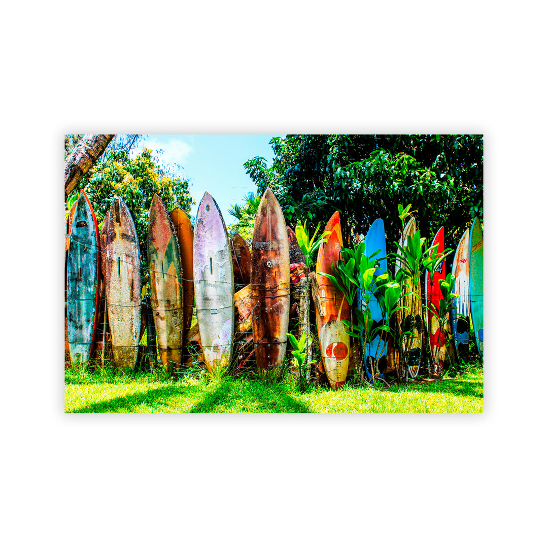 "Surfboard Fence" Acrylic Wall Art