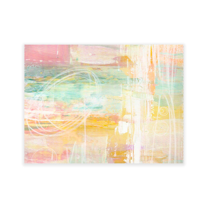 "Amber Honey Peach" Acrylic Wall Art