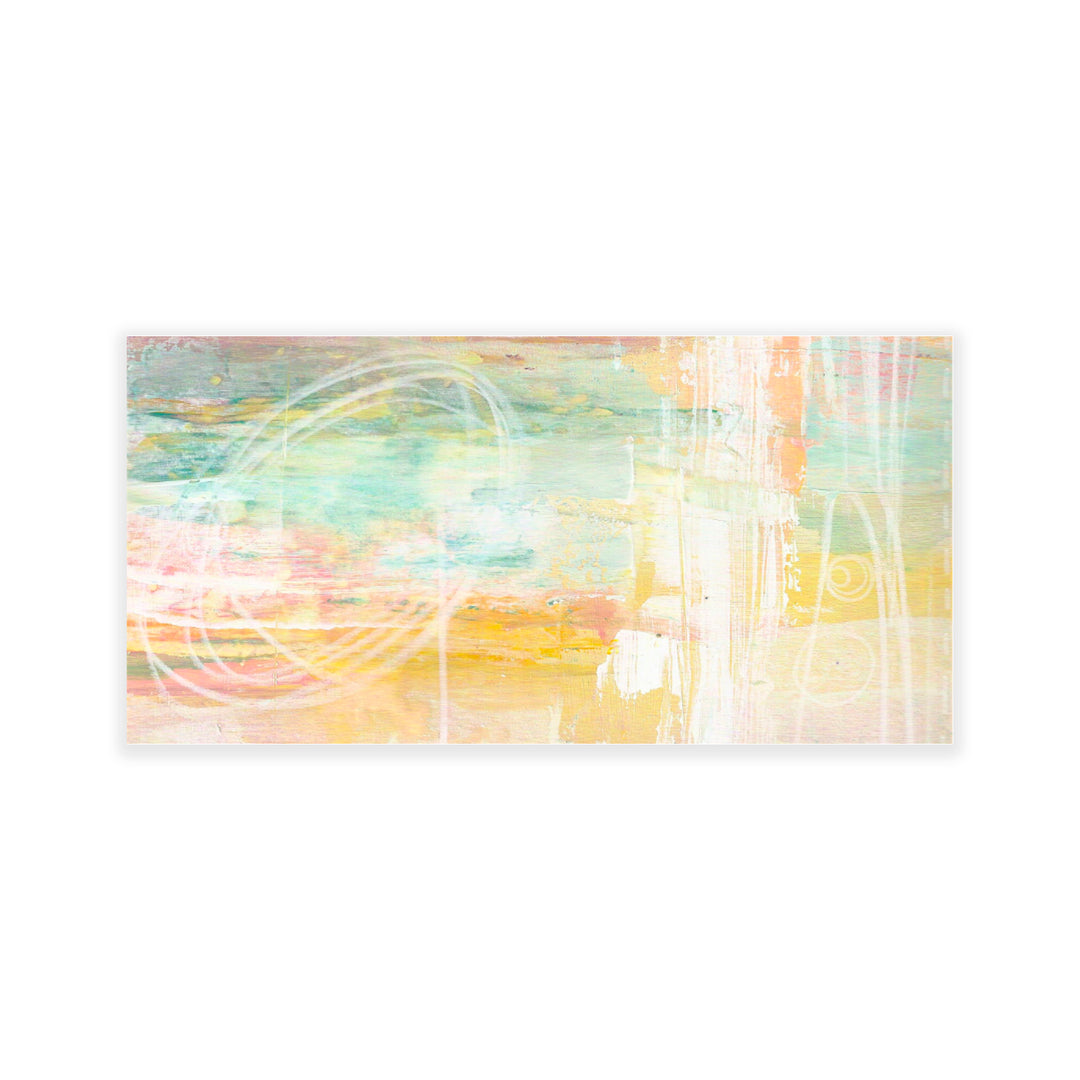 "Amber Honey Peach" Acrylic Wall Art