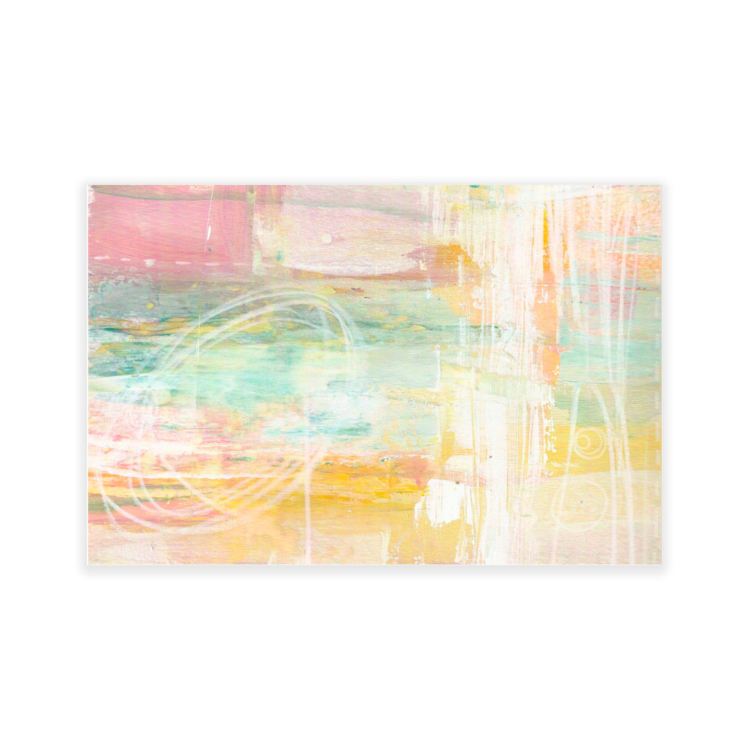 "Amber Honey Peach" Acrylic Wall Art