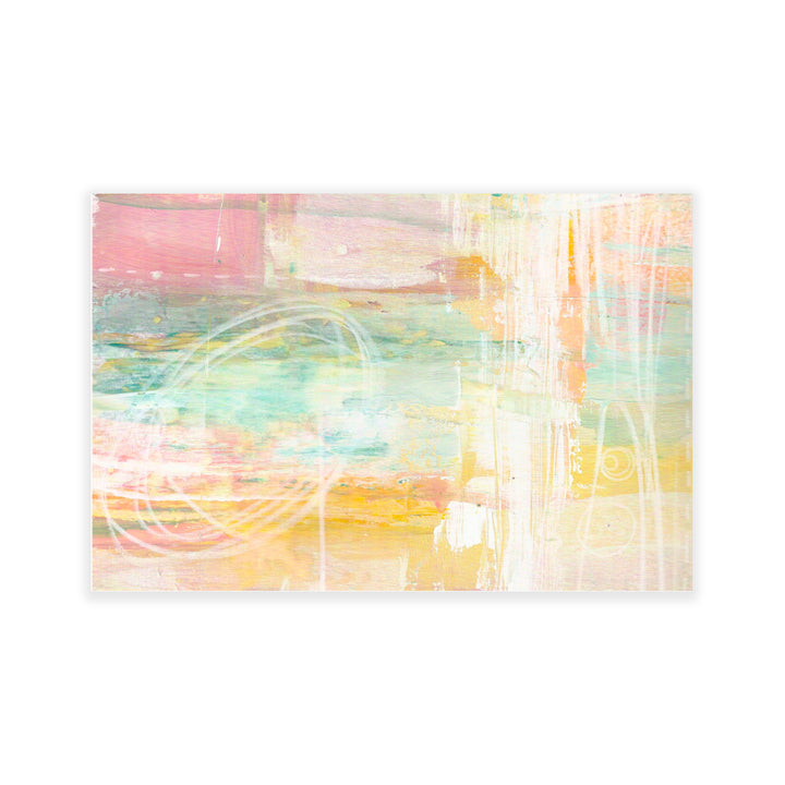"Amber Honey Peach" Acrylic Wall Art
