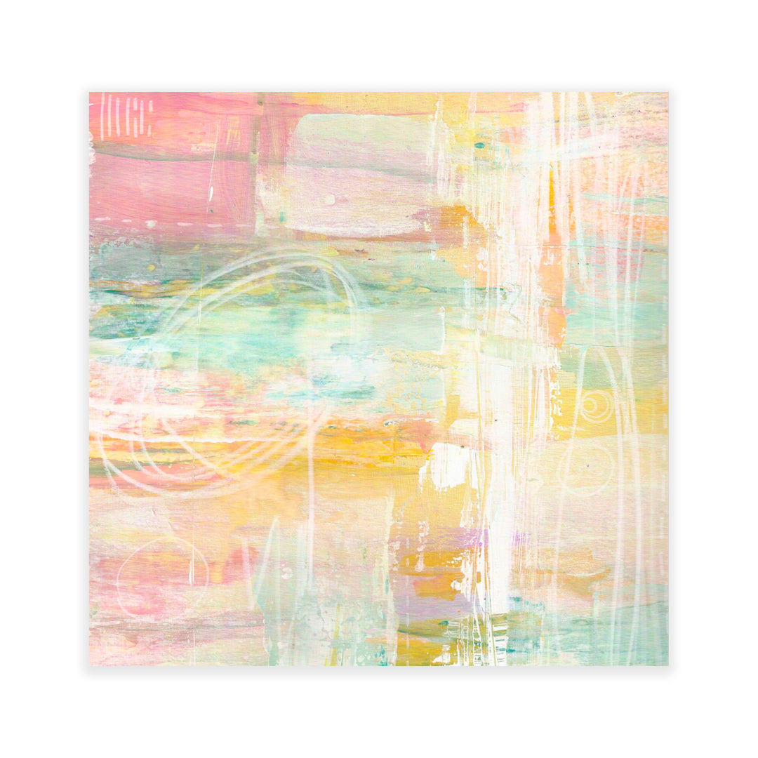 "Amber Honey Peach" Acrylic Wall Art