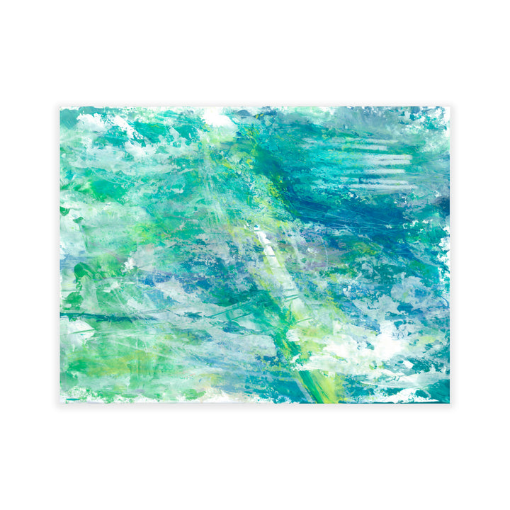 "Cool Aqua Ocean Reef" Acrylic Wall Art