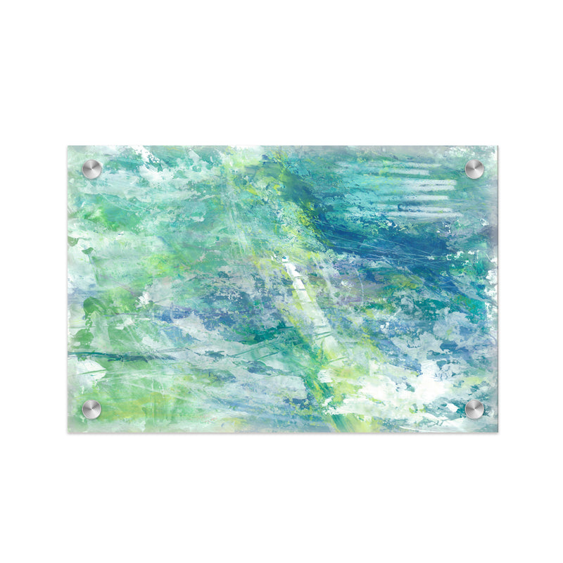 "Cool Aqua Ocean Reef" Acrylic Wall Art