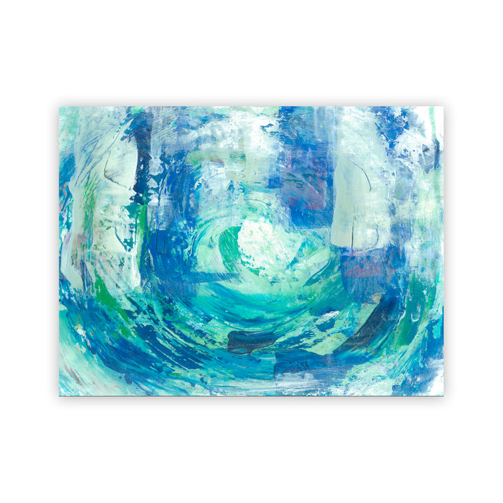 "Calming Blue Spa" Acrylic Wall Art