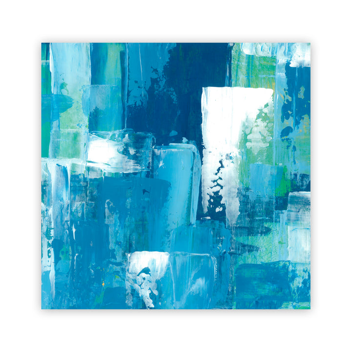 "Modern Aqua Retreat" Acrylic Wall Art