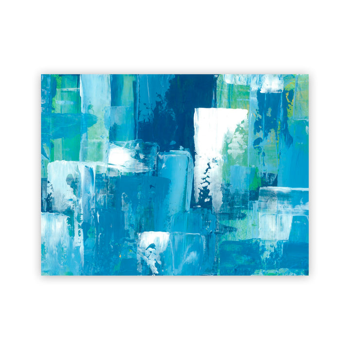 "Modern Aqua Retreat" Acrylic Wall Art