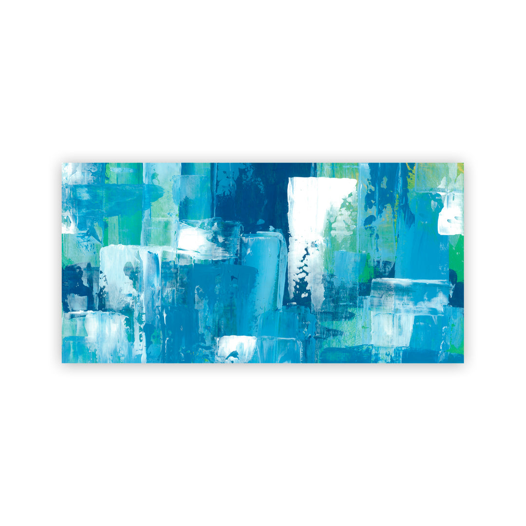 "Modern Aqua Retreat" Acrylic Wall Art