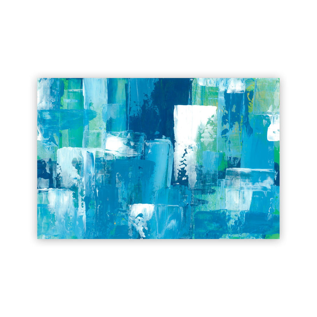 "Modern Aqua Retreat" Acrylic Wall Art