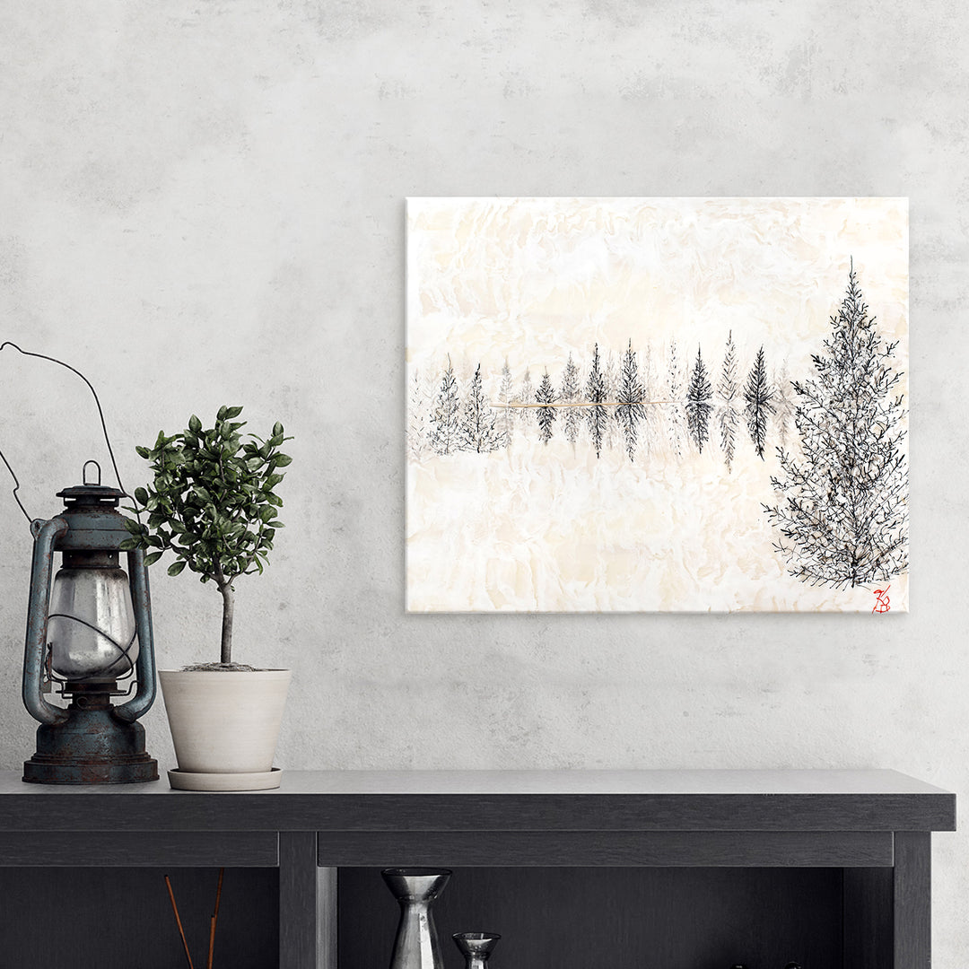 "Monoscape V" Canvas Wall Art By Karen Biery