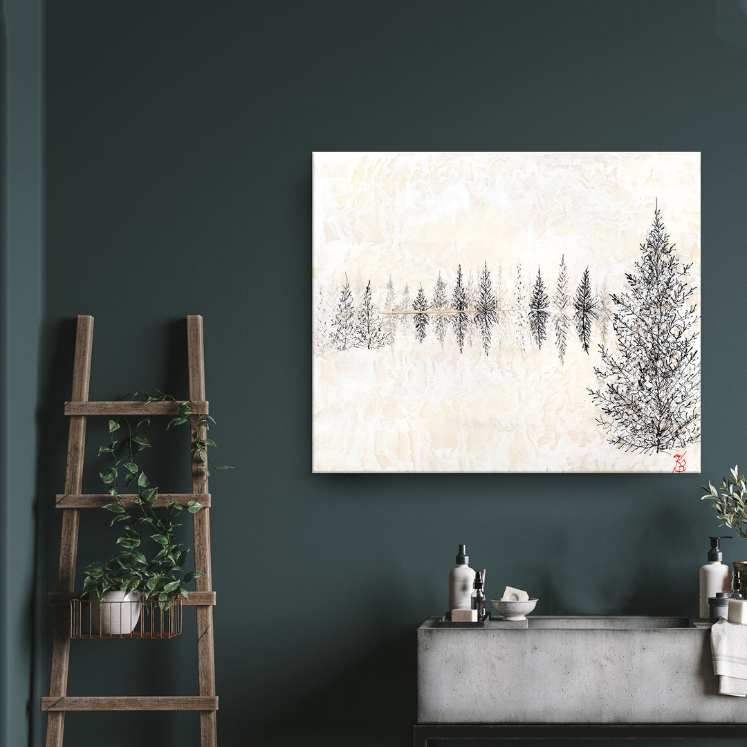 "Monoscape V" Canvas Wall Art By Karen Biery