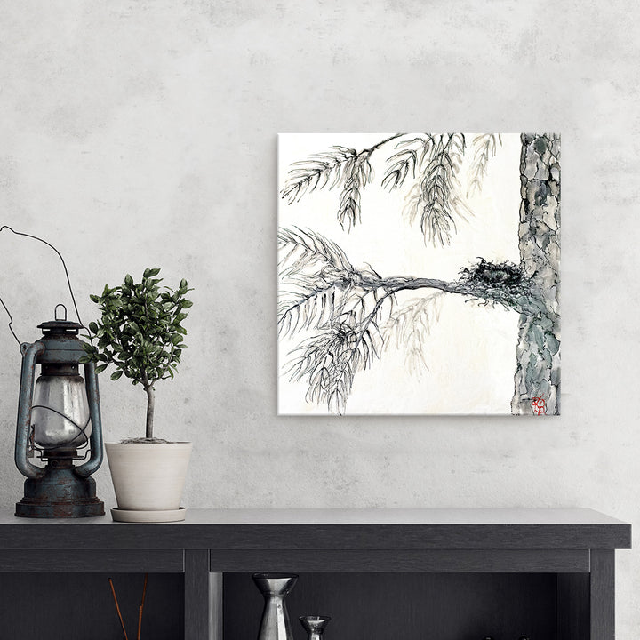 "Monoscape XIX" Canvas Wall Art By Karen Biery