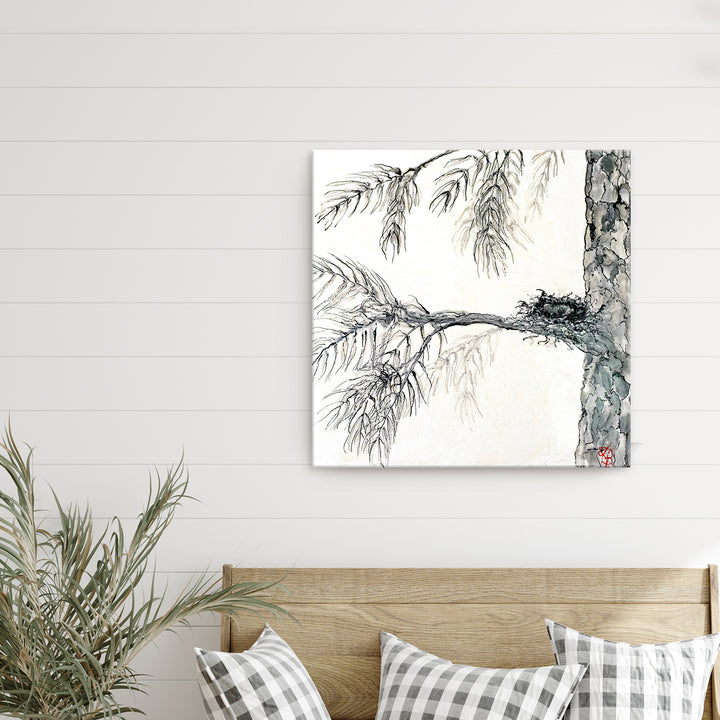 "Monoscape XIX" Canvas Wall Art By Karen Biery