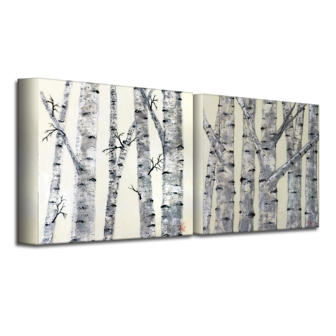 "Monoscape XXVI" Canvas Wall Art Set Karen Biery
