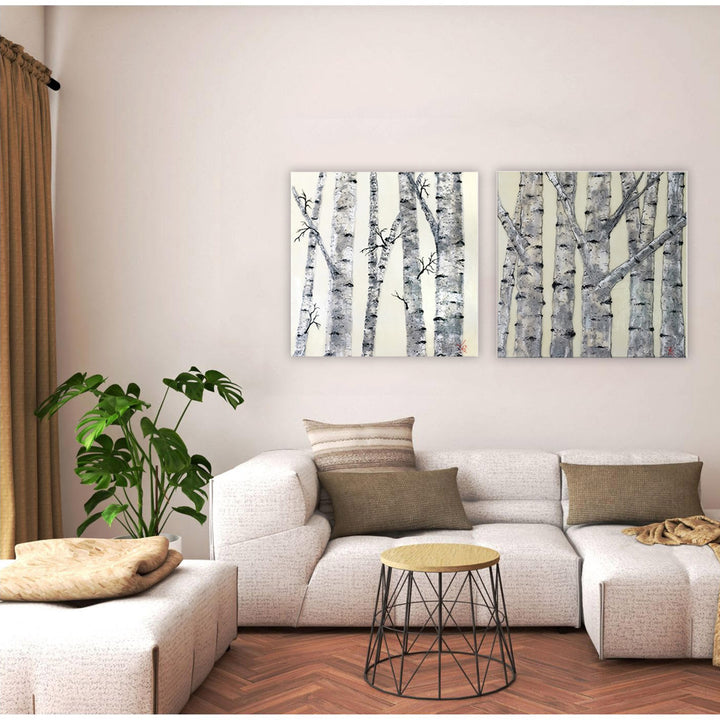 "Monoscape XXVI" Canvas Wall Art Set Karen Biery