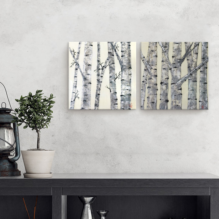 "Monoscape XXVI" Canvas Wall Art Set Karen Biery