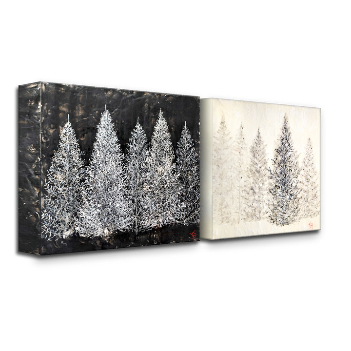 "Monoscape XXVII" Canvas Wall Art Set Karen Biery
