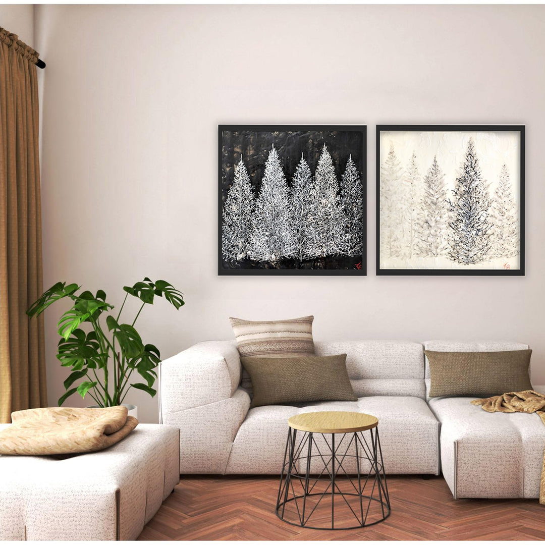 "Monoscape XXVII" Canvas Wall Art Set Karen Biery