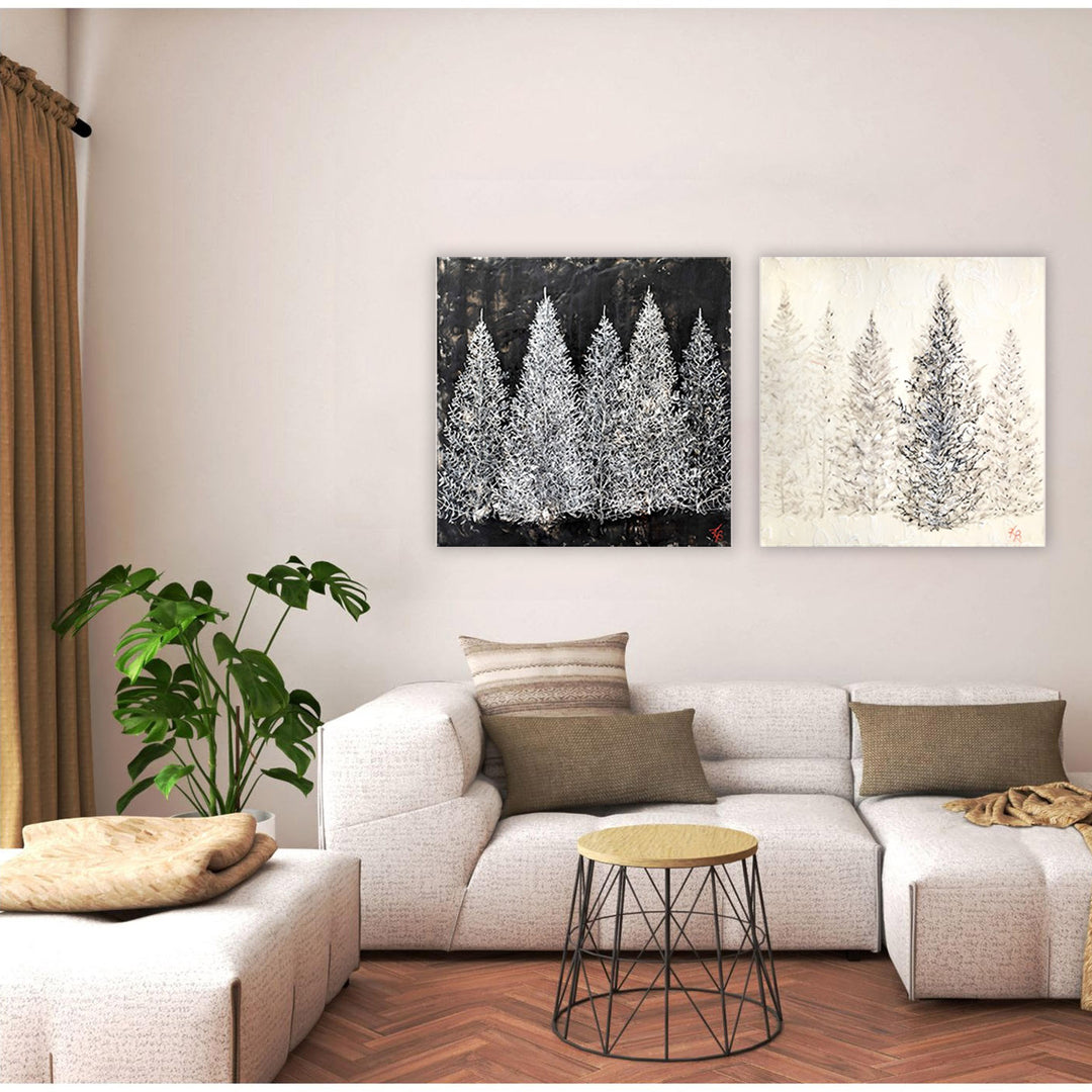 "Monoscape XXVII" Canvas Wall Art Set Karen Biery
