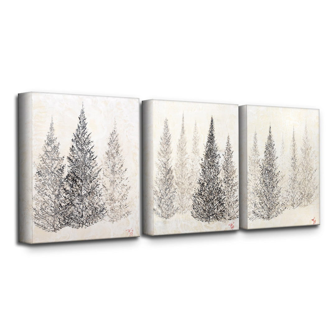 "Monoscape XXVIII" Canvas Wall Art Set Karen Biery