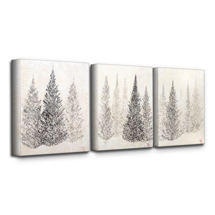 "Monoscape XXVIII" Canvas Wall Art Set Karen Biery