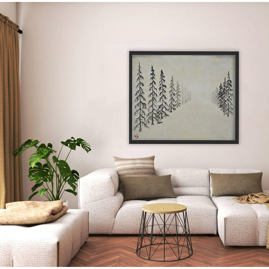 "Monoscape XXXI" Canvas Wall Art Karen Biery