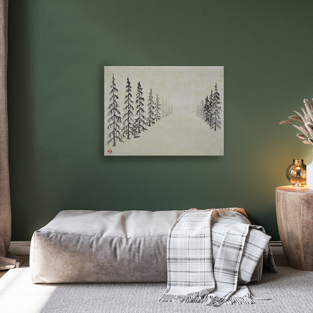 "Monoscape XXXI" Canvas Wall Art Karen Biery