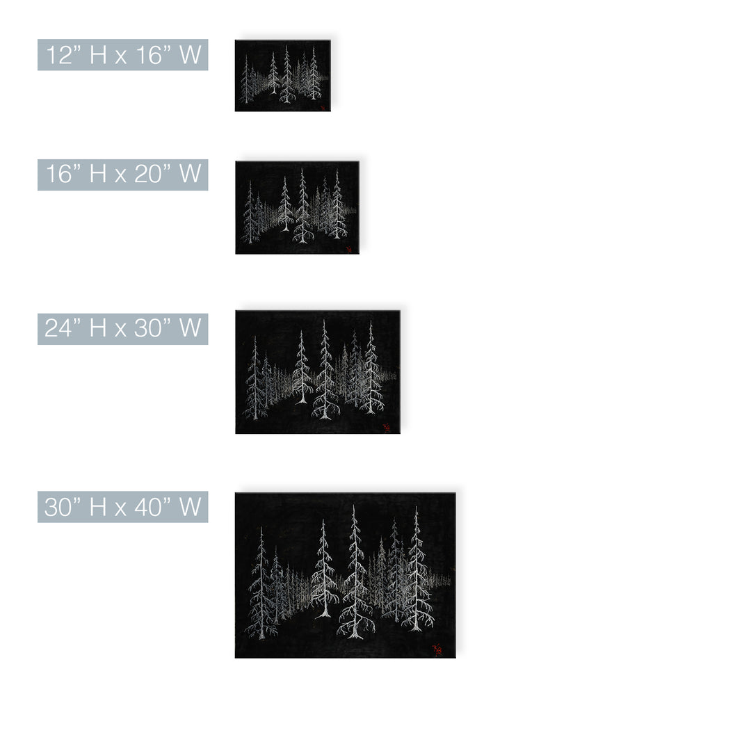 "Monoscape XXXII" Canvas Wall Art Karen Biery