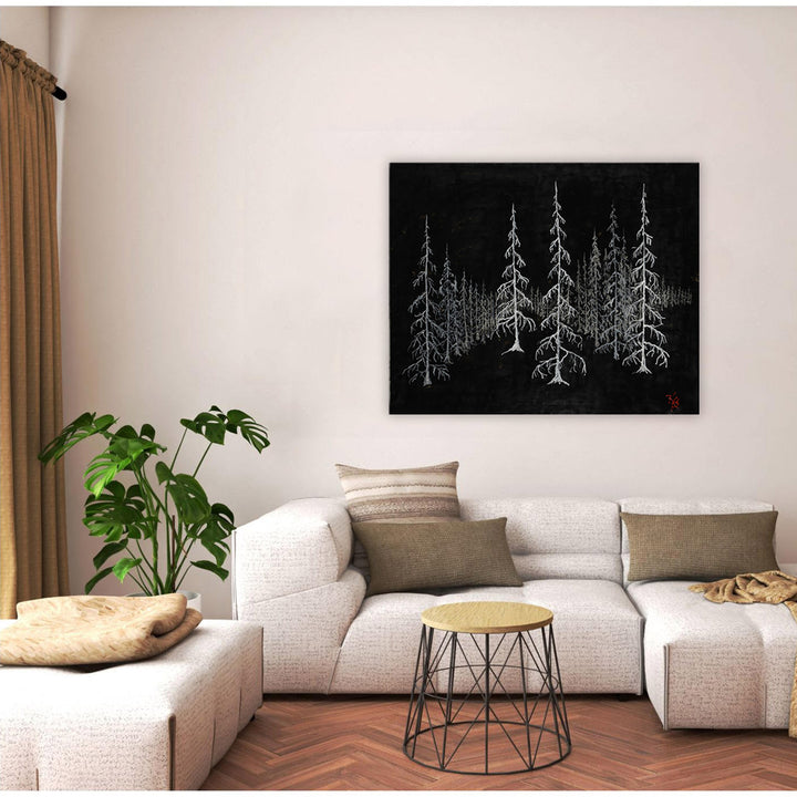 "Monoscape XXXII" Canvas Wall Art Karen Biery