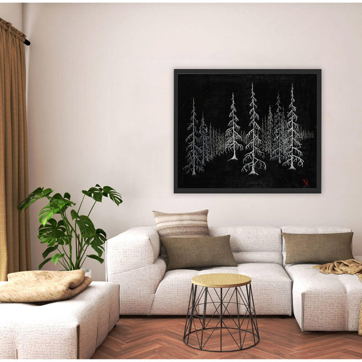 "Monoscape XXXII" Canvas Wall Art Karen Biery