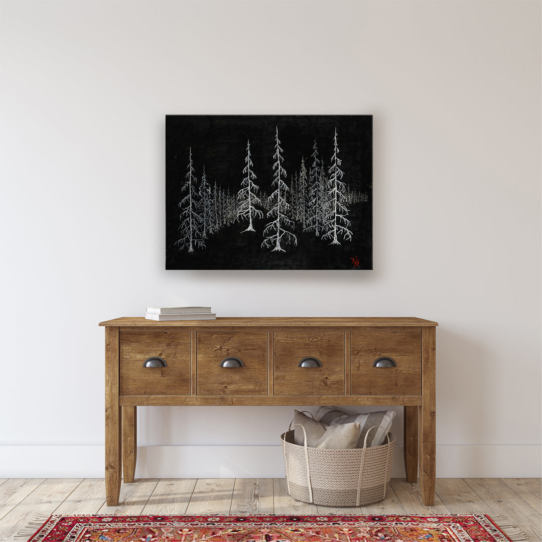 "Monoscape XXXII" Canvas Wall Art Karen Biery