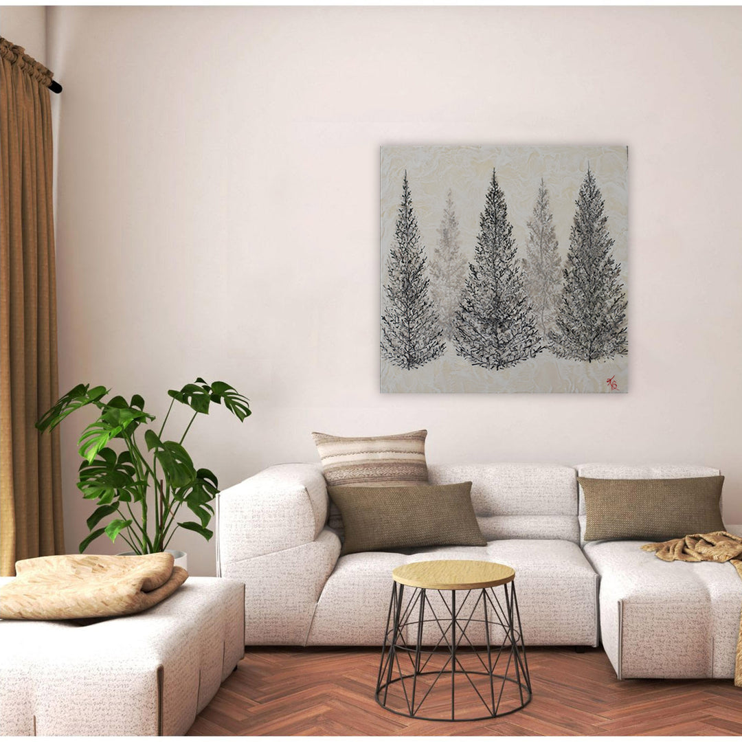 "Monoscape XLV" Canvas Wall Art By Karen Biery