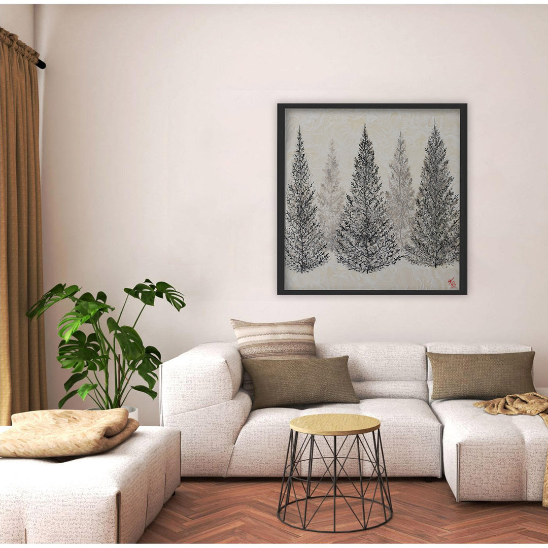 "Monoscape XLV" Canvas Wall Art By Karen Biery