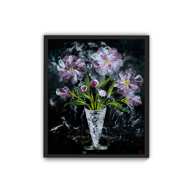 "Twilight Bouquet" Canvas Wall Art Karen Biery