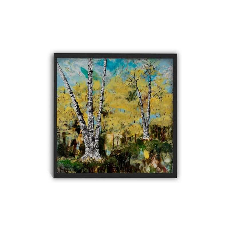 "Rustic Birch" Canvas Wall Art Karen Biery