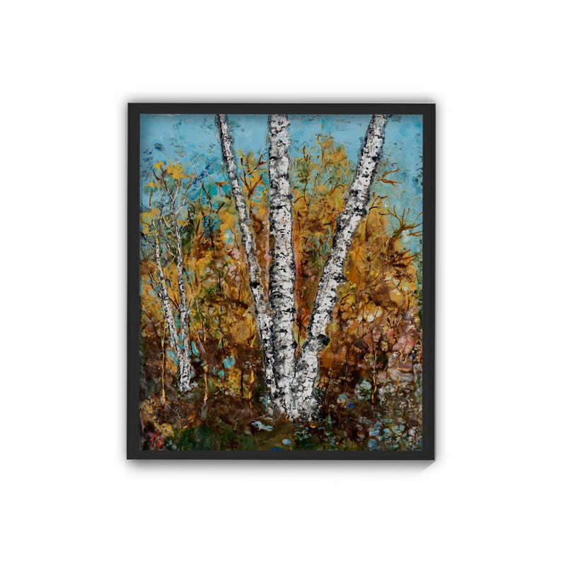 "Burnished Birch" Canvas Wall Art By Karen Biery